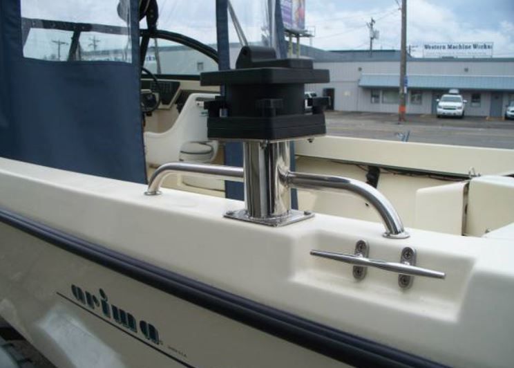 The ageold scotty downrigger mount question